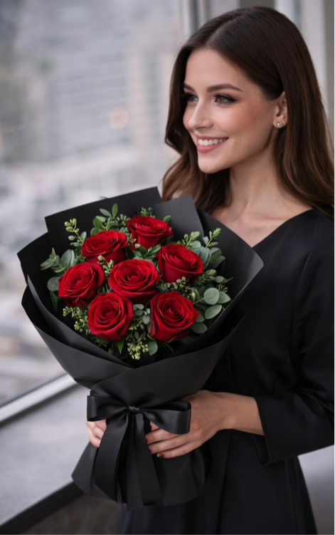 Valentine’s Red Rose Bouquet