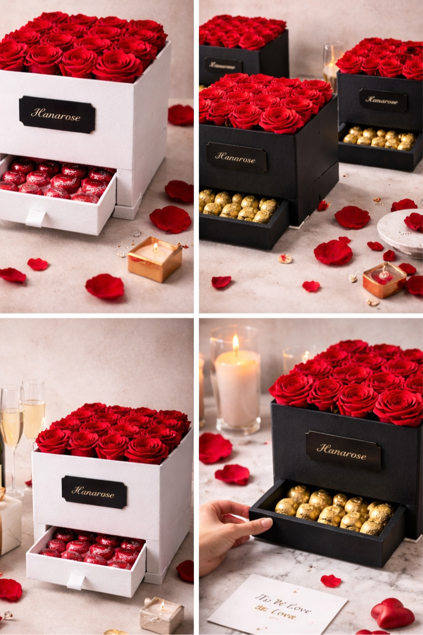 Hanarose Signature Rose Box