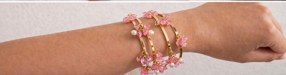 Hanarose Kashmiri Bangles (Set of 4)