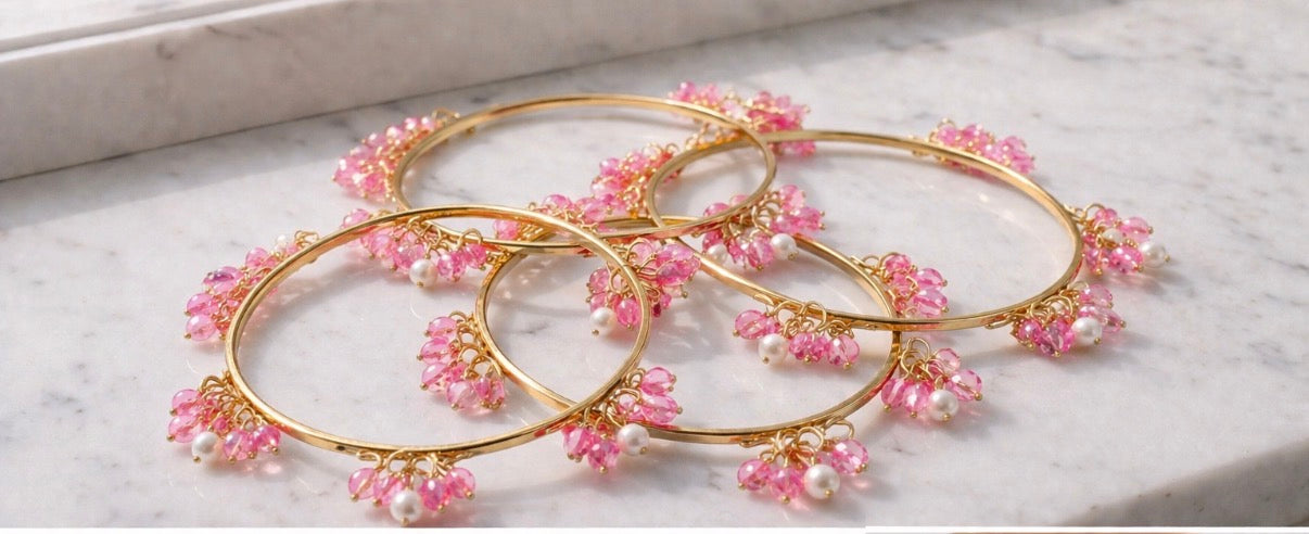 Hanarose Kashmiri Bangles (Set of 4)