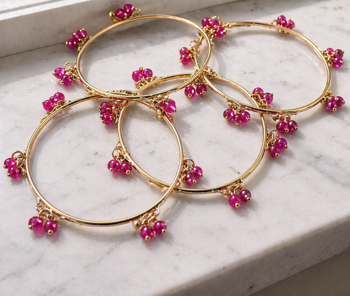 Hanarose Kashmiri Bangles (Set of 4)