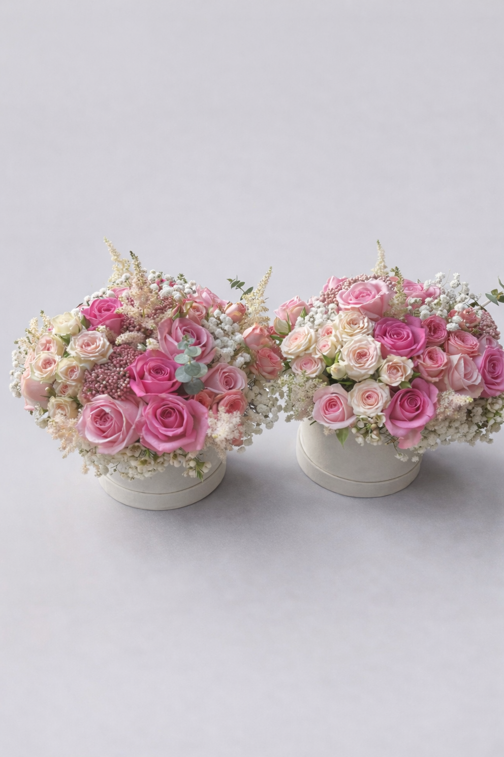 Mixed Bouquet in Hat Box